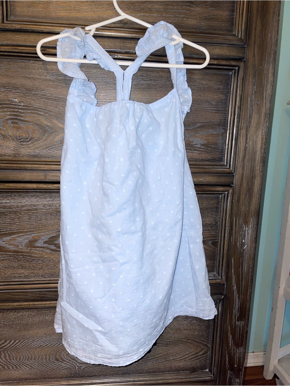 Sigrid Olsen Kids Light Blue Eyelet Dress